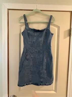 Signature Blue Denim Mini Dress